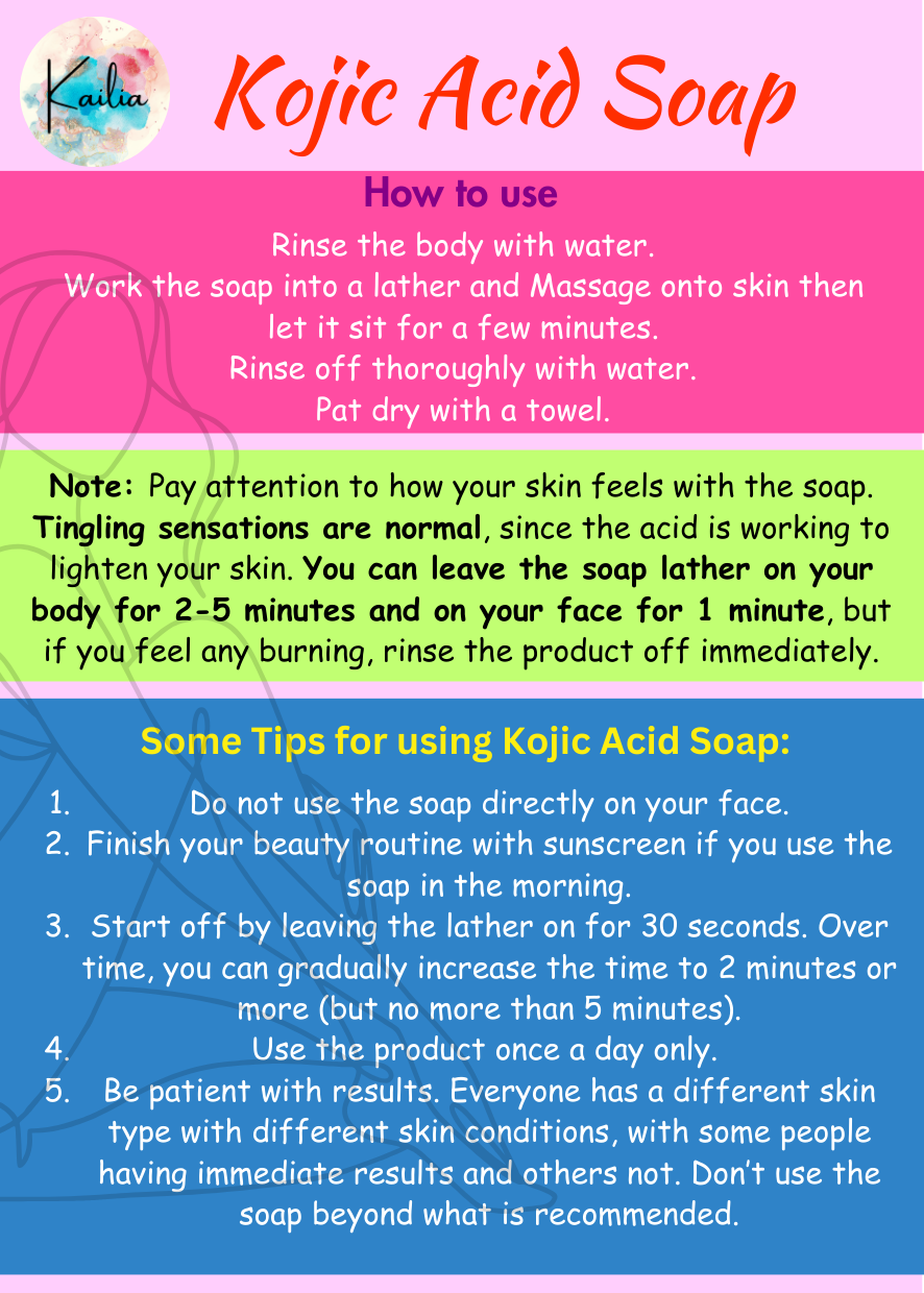 Kojic Acid and Turmeric Soap 100g