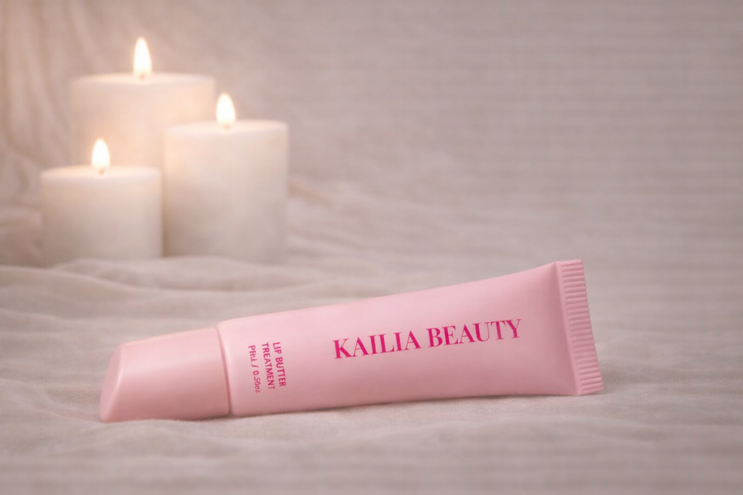 Lip butter that changes colour for natural pink glow